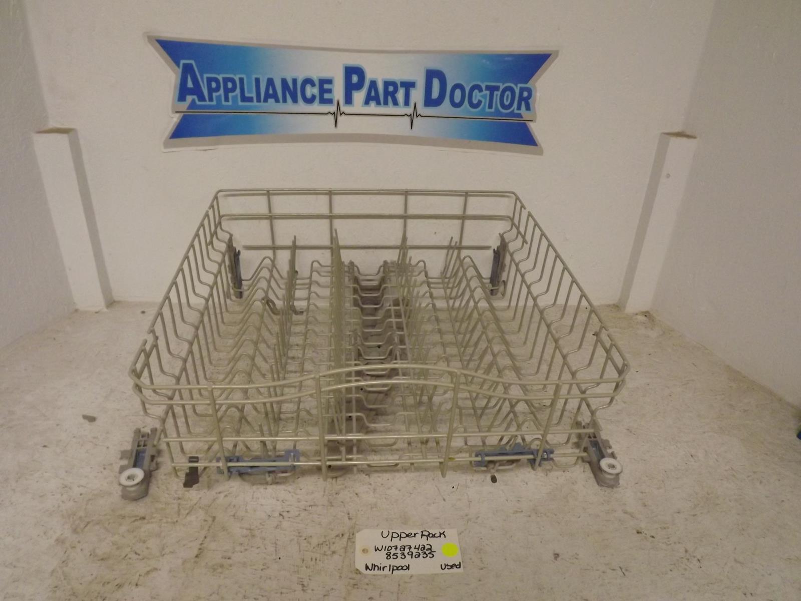 Whirlpool Dishwasher W10727422 8539235 Upper Rack Used Whirlpool Dishwasher W10727422 8539235 Upper Rack Used